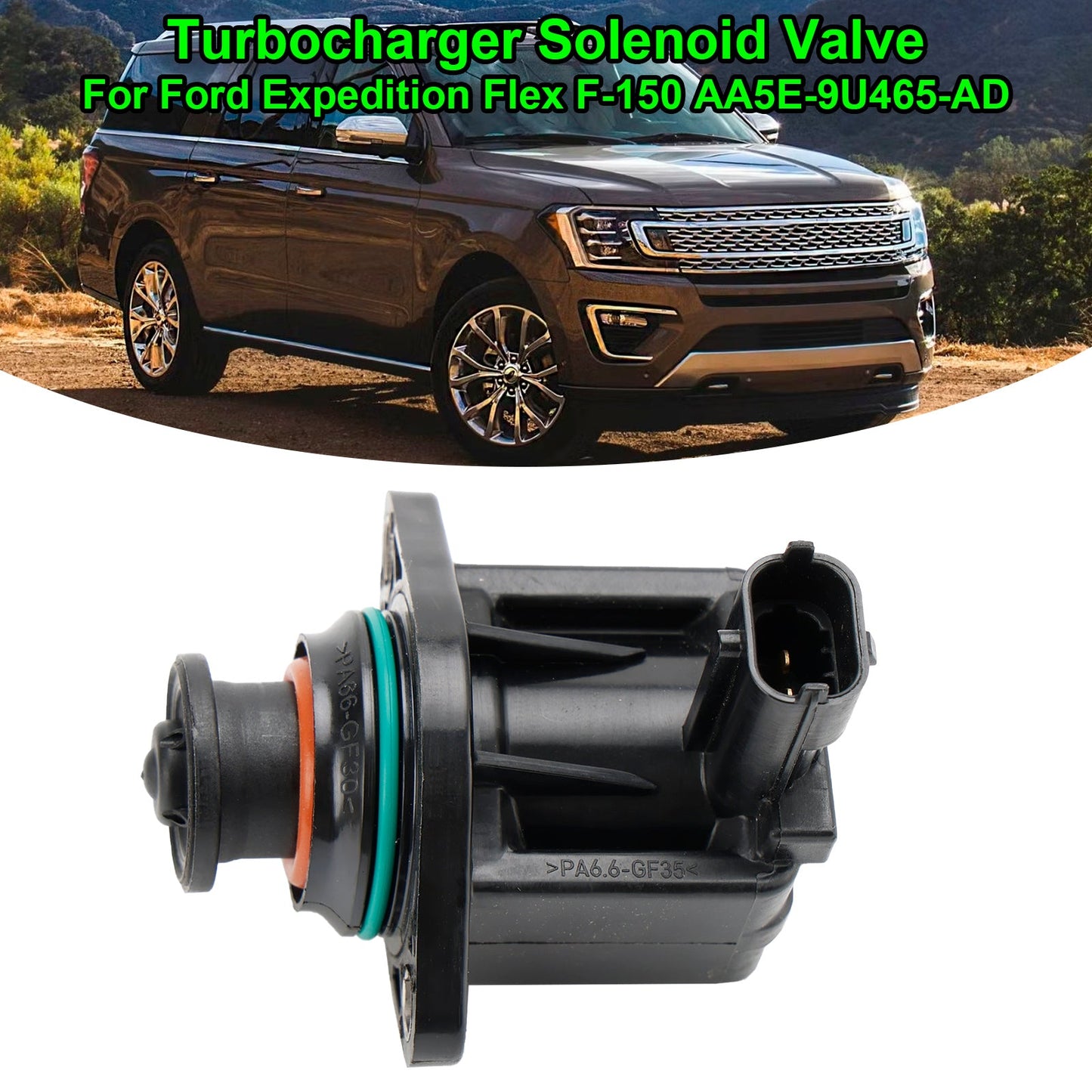 Elettrovalvola turbocompressore per Ford Expedition Flex F-150 AA5E-9U465-AD