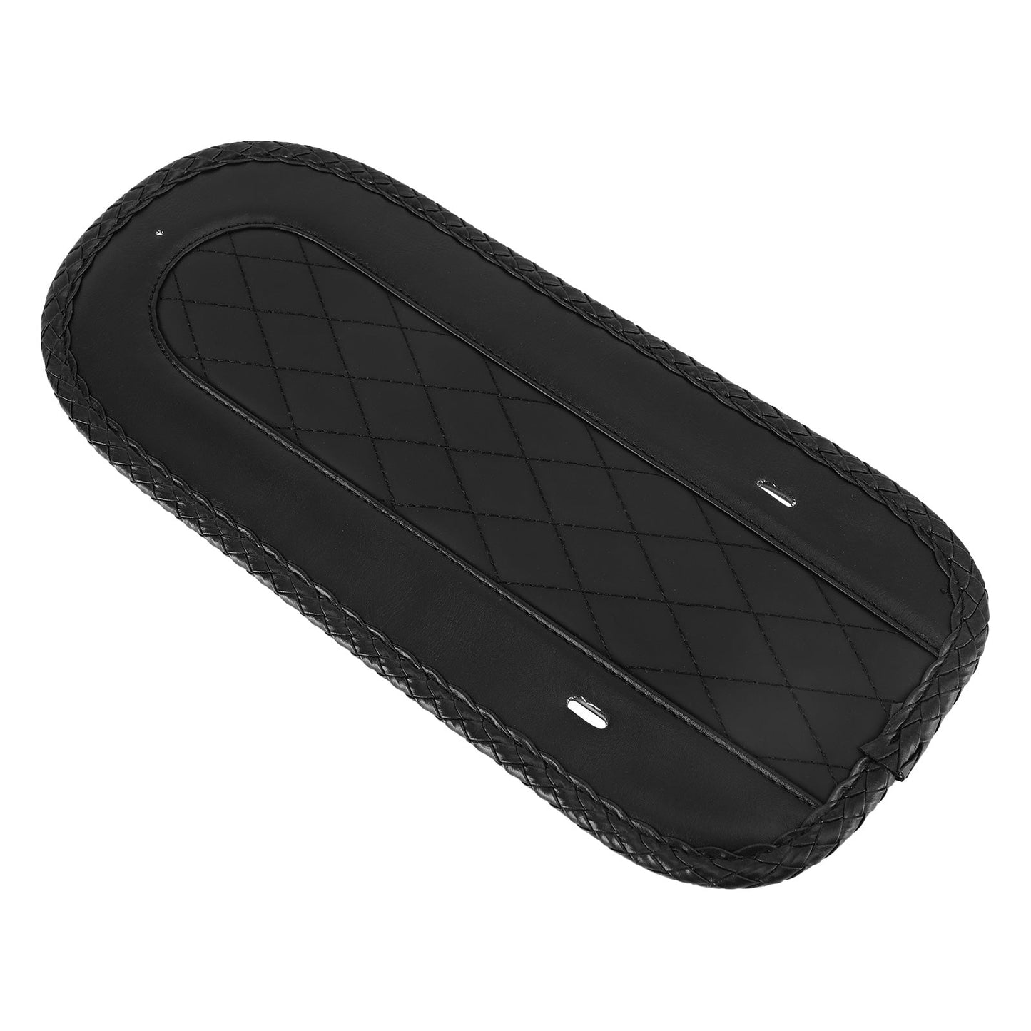 Sella monoposto in pelle PU con bretelle parafango posteriore per Touring Road Glide FLHX 2008-2020 Generico