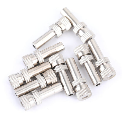 10x ugelli di nebulizzazione acqua mister cospargere per sistema di raffreddamento 0.012" spina rapida
