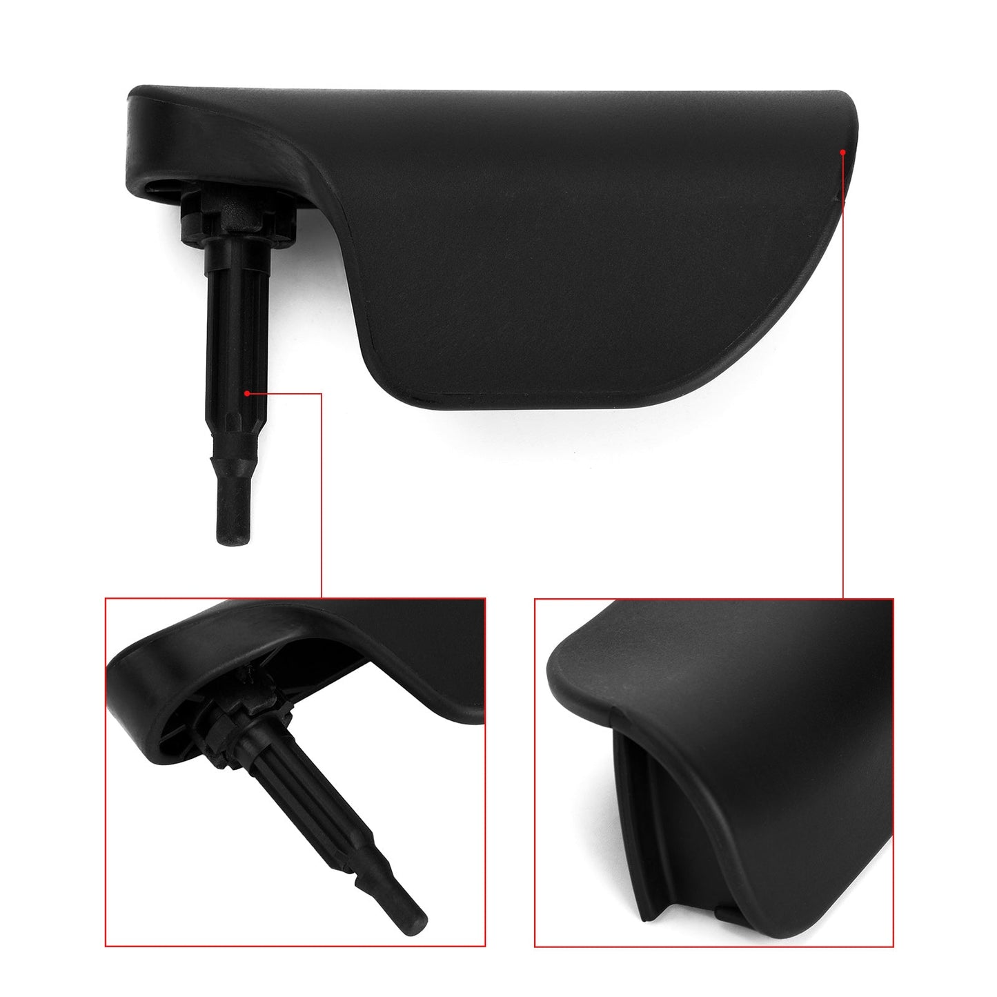 Leva della maniglia di rilascio del fermo del cofano per 07-14 Audi TT TT Quattro 1.8/2.0L 8J1823533C Generico