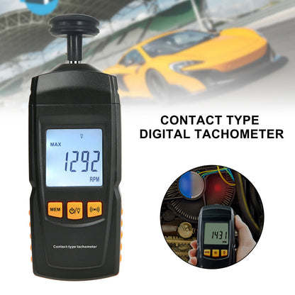 GM8906 Contagiri motore digitale portatile Tachimetro LCD Tachimetro RPM Tester
