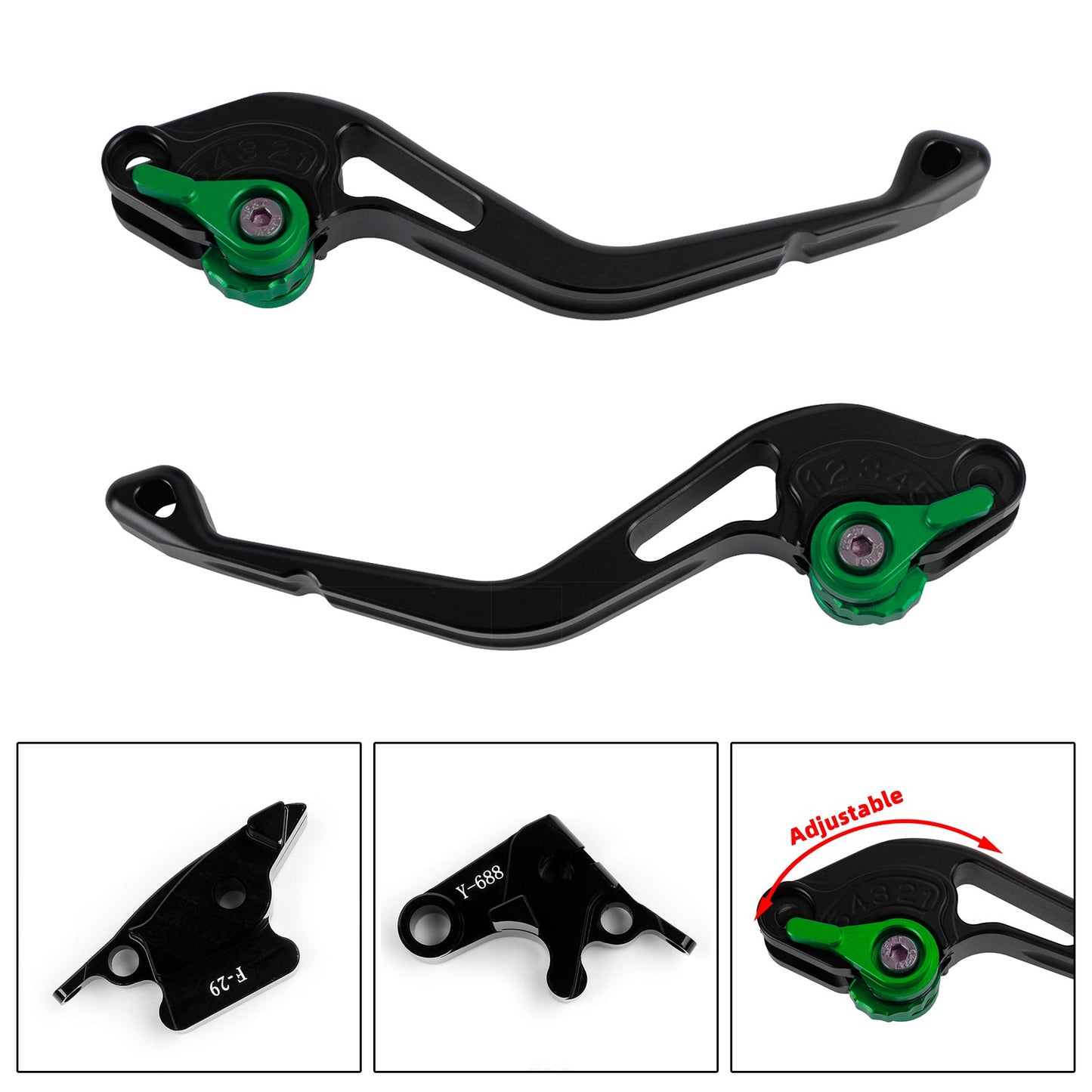 Honda CBR600RR 03-06 CBR954RR 02-2003 NUOVA Leva freno frizione corta