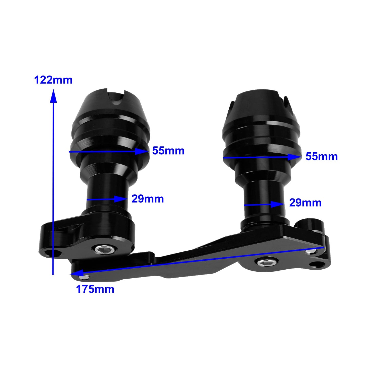 Yamaha Nvx Aerox Nmax 2015-2019 Protezione Paratelaio Antiurto Cnc