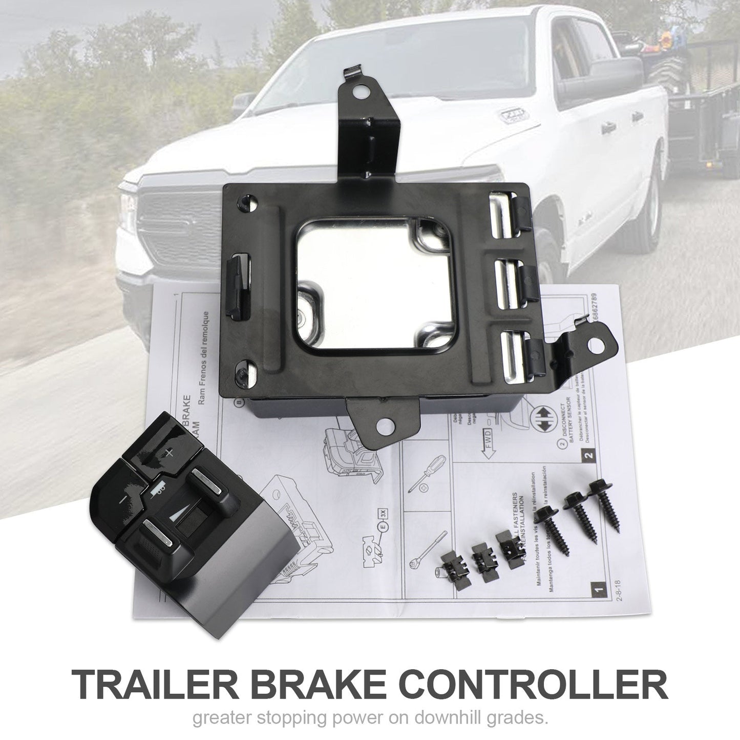Controller freno rimorchio integrato DT 82215278AE per Ram 1500 2019-2022 generico