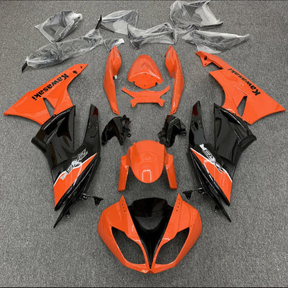 Amotopart Kawasaki ZX6R 636 2009-2012 Kit carena Carrozzeria Plastica ABS