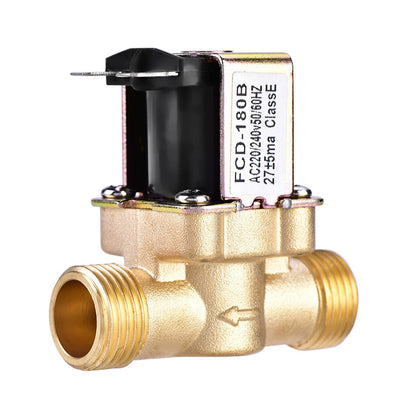 Elettrovalvola elettrica normalmente chiusa 1/2" AC 220V per scaldabagno solare