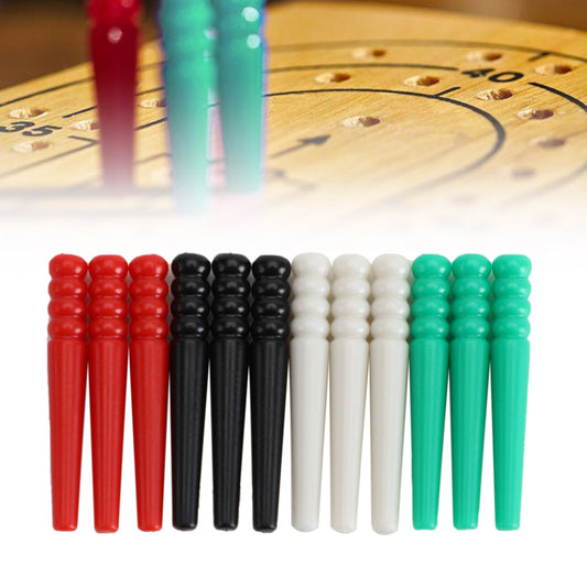 12 Pcs Cribbage Pegs Fit 1/8 3/16 1/4 Holes Cribbage Pegs Gioco da tavolo tradizionale