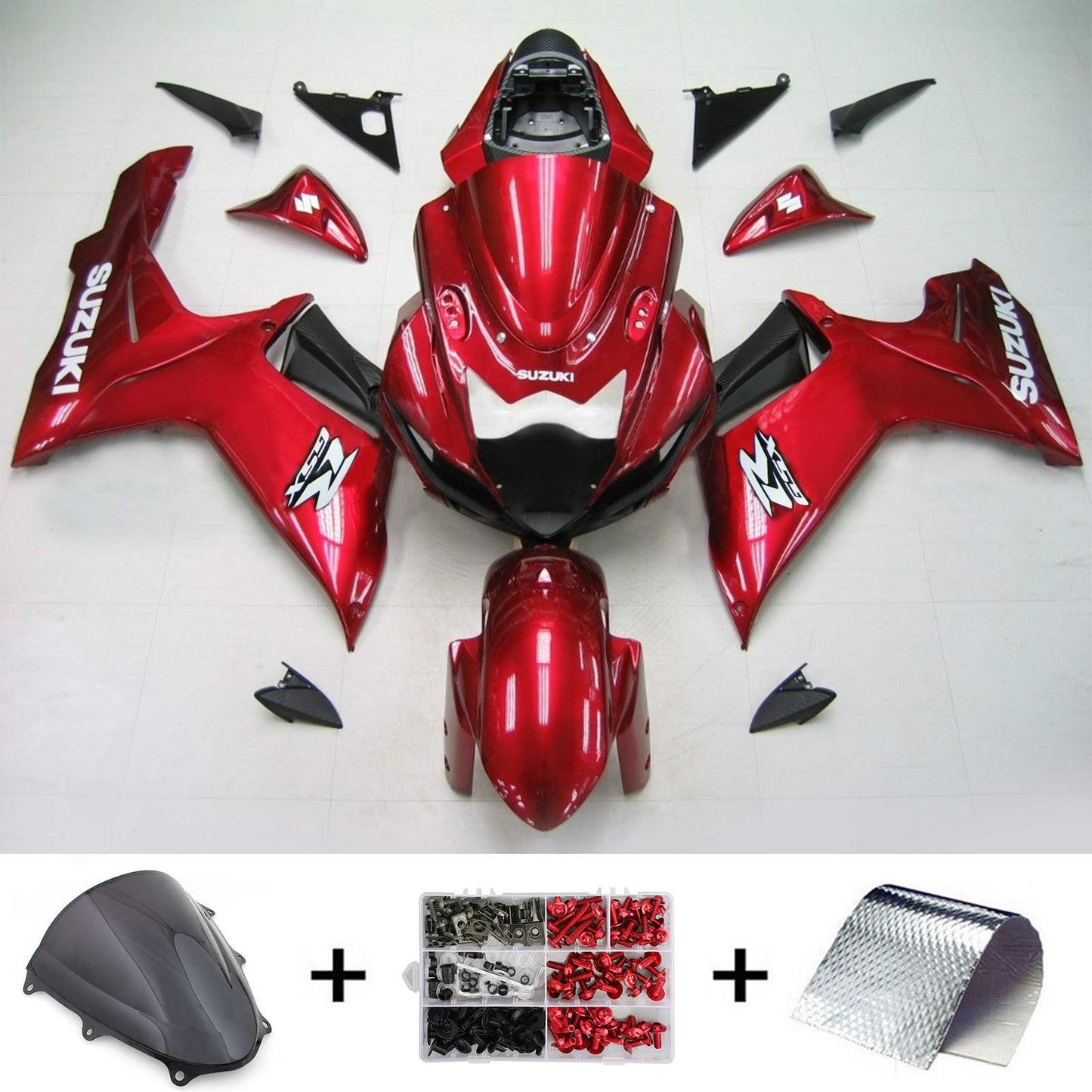 Suzuki GSXR 600/750 2011-2022 Kit carena K11 Carrozzeria Plastica ABS