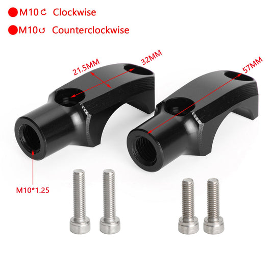 Cilindro Maestro Morsetto Specchio Montaggio Per Yamaha MT01 MT03 MT07 MT09 FZ10 MT10 Generico