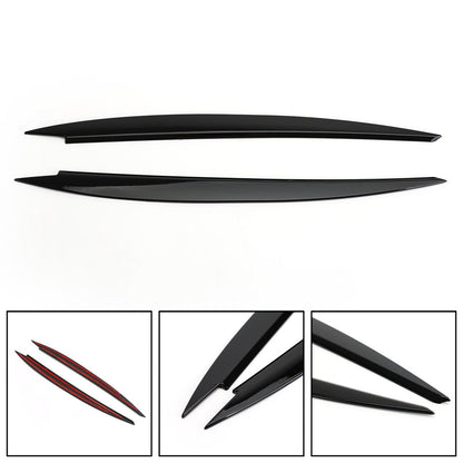 Faro anteriore Palpebra Sopracciglio Copertura Trim Nero Per VW Golf MK7 Golf R GTI GTD Generico
