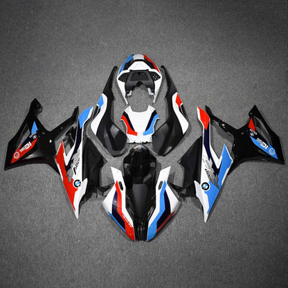 Amotopart 2019-2022 BMW S1000RR/M1000RR Kit di deposito bianco blu rosso nero