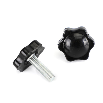 4Pcs Bisaccia Leva di Bloccaggio Bulloni e Dadi Kit Adatto Per Glide King Touring 96-19 Argento Generico