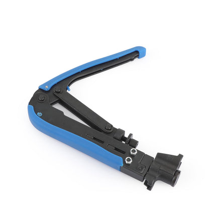Strumento di compressione coassiale tipo F Kit di piegatura cavi coassiali regolabile RG6 RG59 RG11