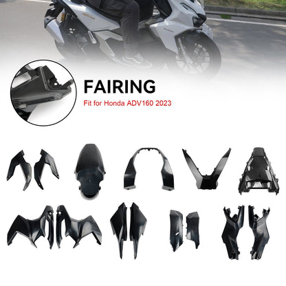 Honda ADV 160 2023-2024 Carrozzeria Carena Stampaggio ad iniezione ABS Non verniciato