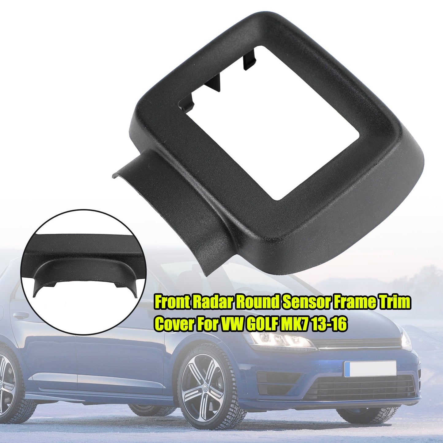 Le migliori offerte per VW GOLF MK7 2013-2016 Front Radar Round Sensor Frame Trim Cover