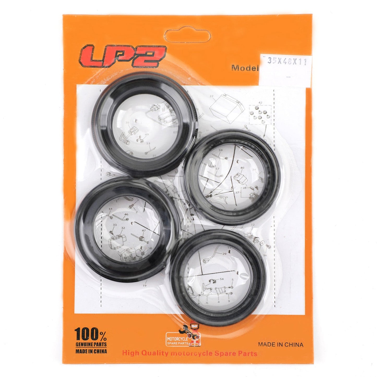 Honda CB 91255-KBH-003,51490-GS2-305,51490-KL4-951 Kit Parapolvere Olio Forcella