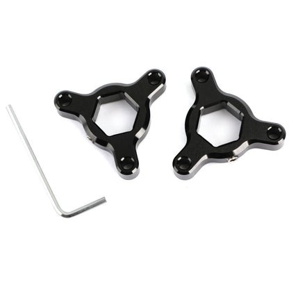 Regolatori pre forcella neri 14MM adatti per Kawasaki Ninja ZX6R ZX10R ZZR1400 Z800 generico