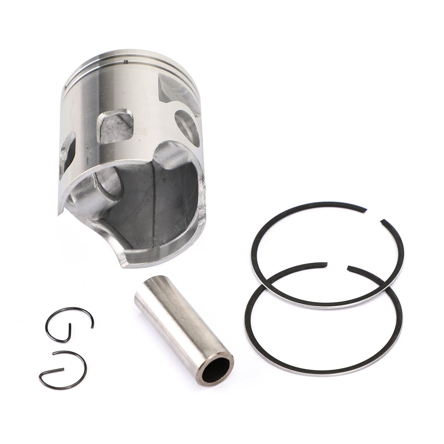 Piston Pin Ring Set STD / +.25 / +.50 Alesaggio Misura per Yamaha DT125 MX 1986-1991 DT 125 E/F/G/H 1978-1981 Generico