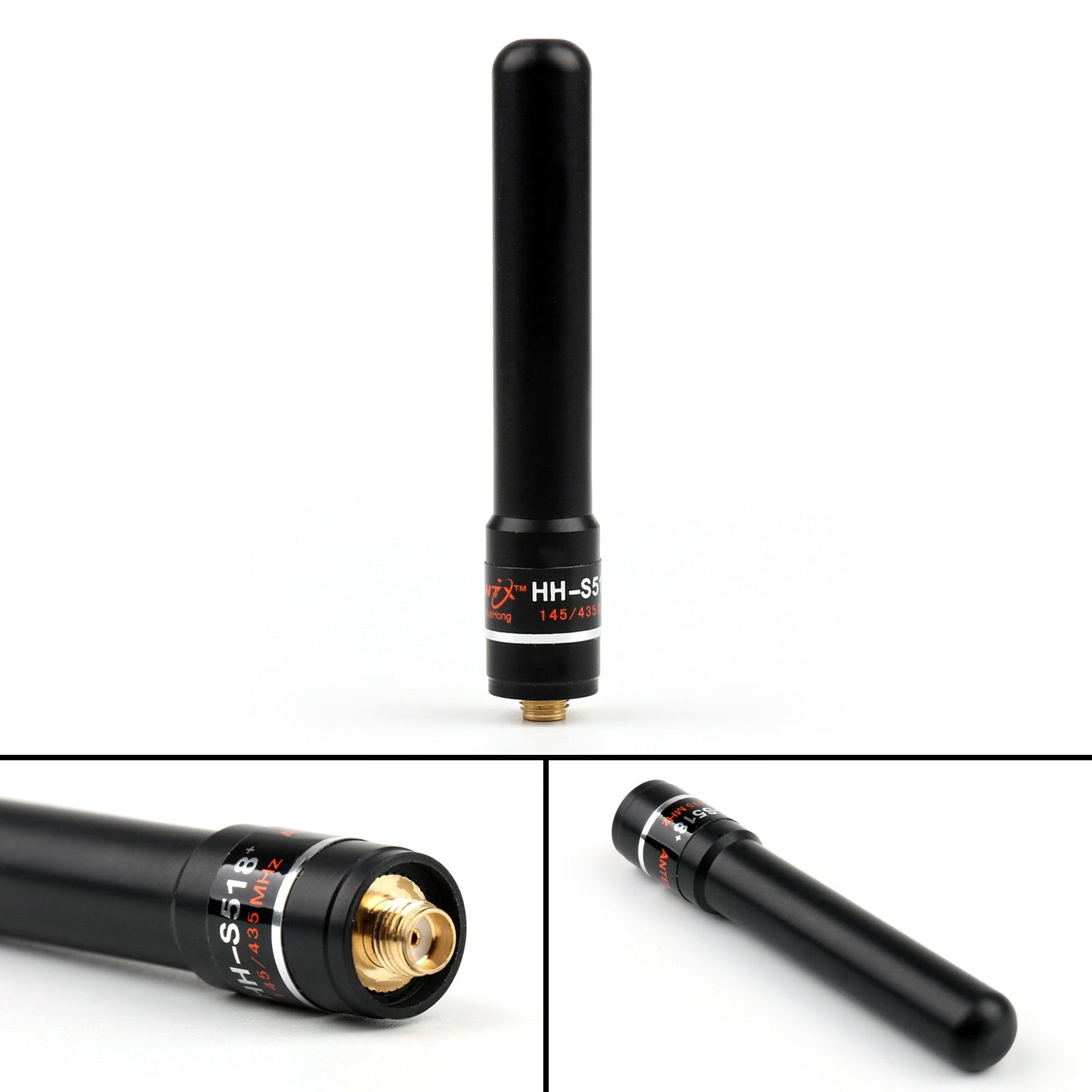 1 Pz Antenna HH-S518 + Dual Band 144/430 MHZ SMA Femmina Per Kenwood UV5R Radio 8 cm