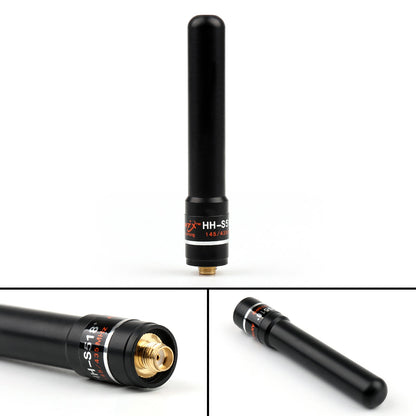 1 Pz Antenna HH-S518 + Dual Band 144/430 MHZ SMA Femmina Per Kenwood UV5R Radio 8 cm
