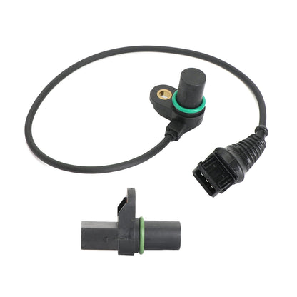 2x sensore di posizione albero a camme INGRESSO + USCITA per BMW E46 E39 E60 E38 E65 M52 M54 generico