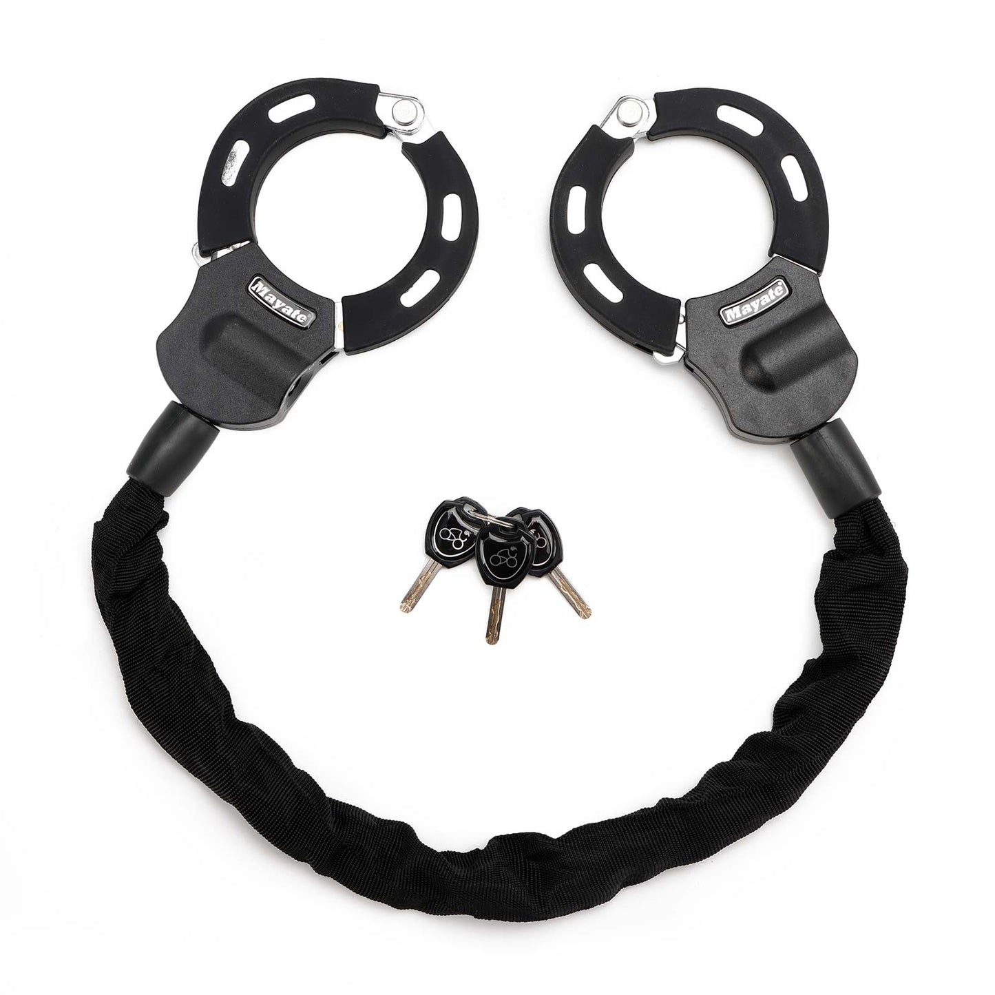 Lucchetto per scooter elettrico per bici da moto con chiave Lucchetto a catena da 60 cm antifurto con borsa