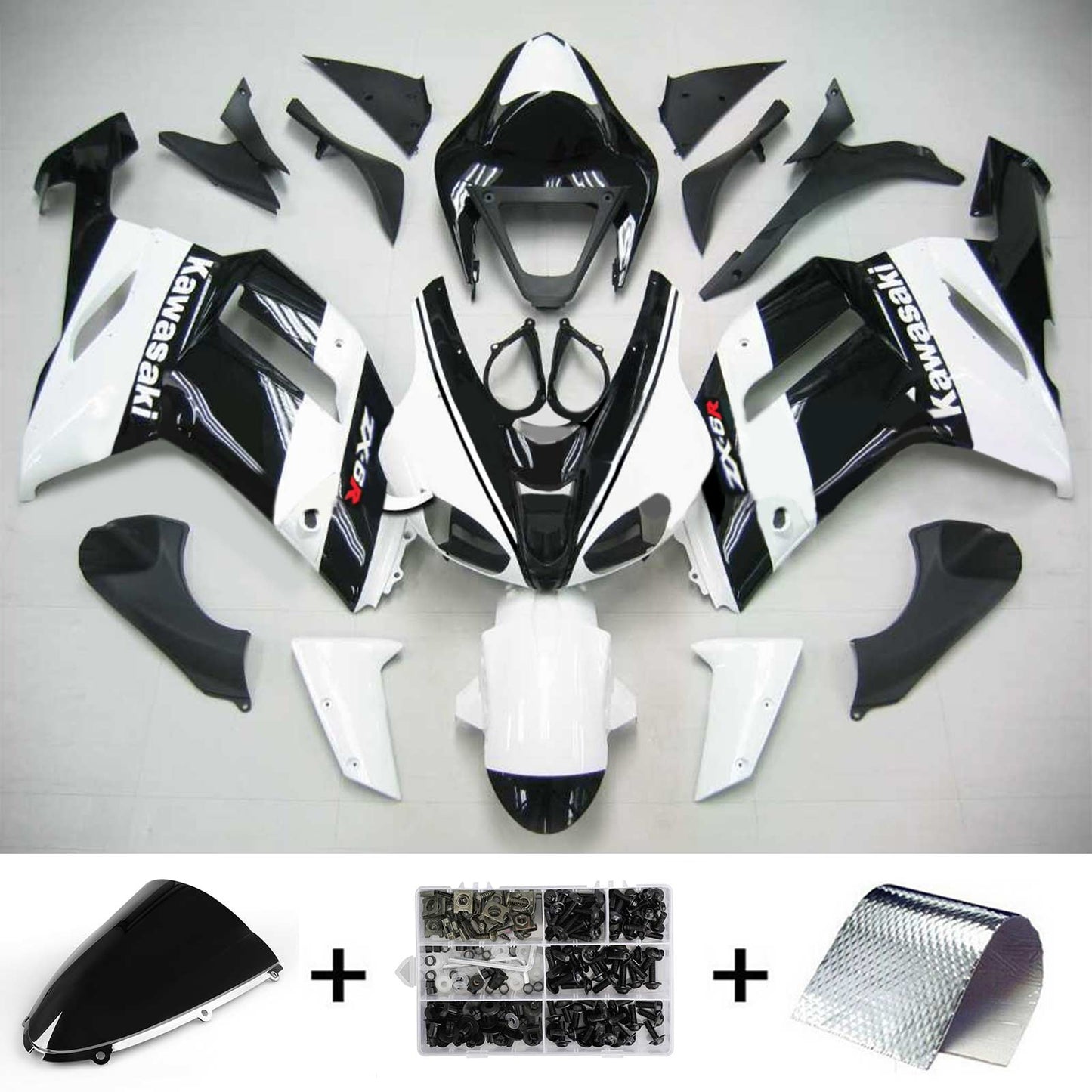 Kit Carenatura Per Kawasaki ZX6R 636 2007-2008 Generico