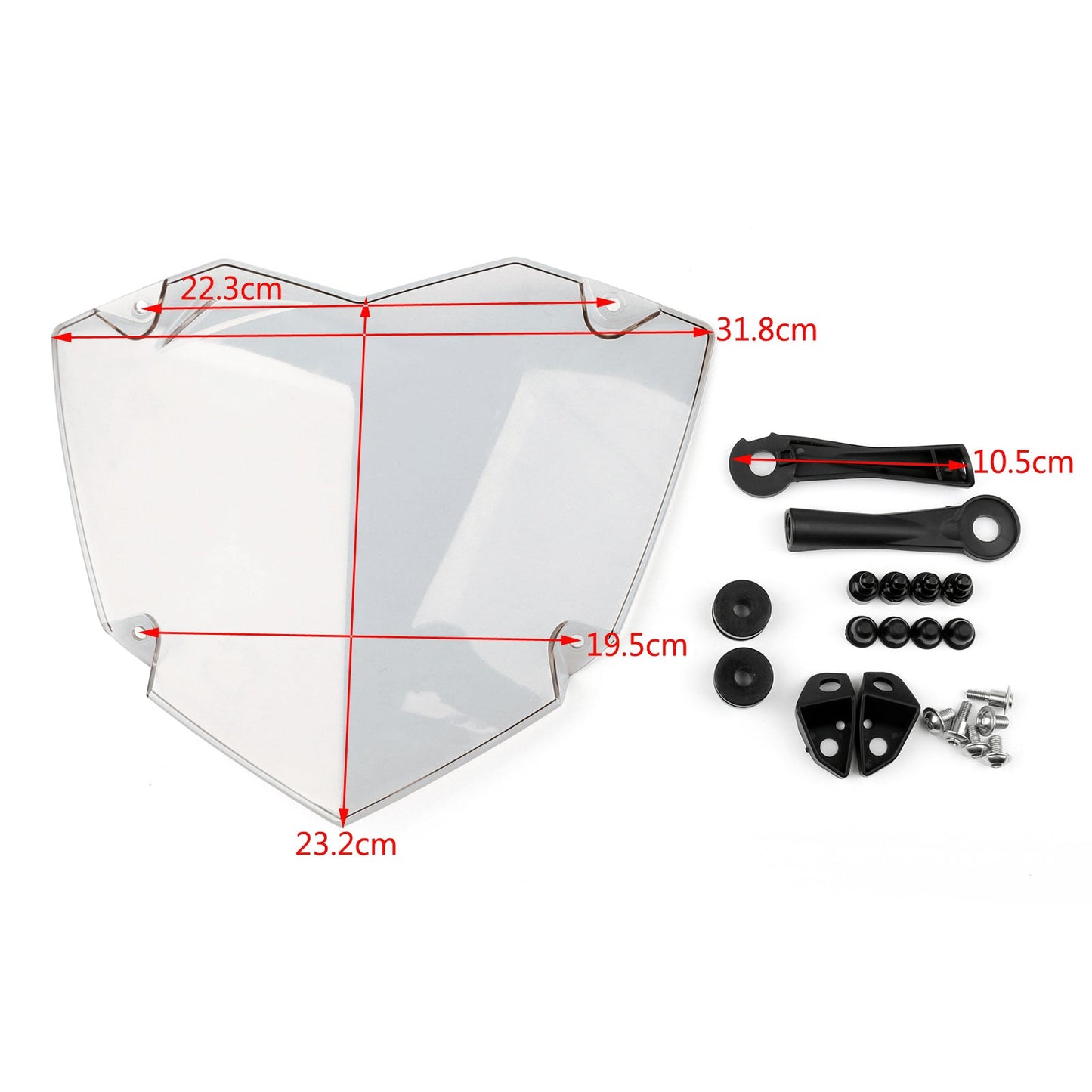 Protezione faro trasparente per BMW R1200GS Adventure / WC 2013-2017 Generico
