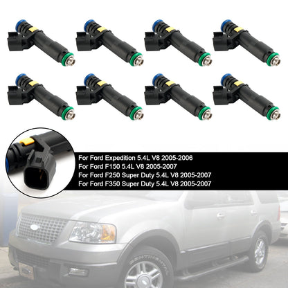 8PCS Iniettore di carburante adatto per Ford F150 F250 F350 Expedition Super Duty 2005-2007 5.4L