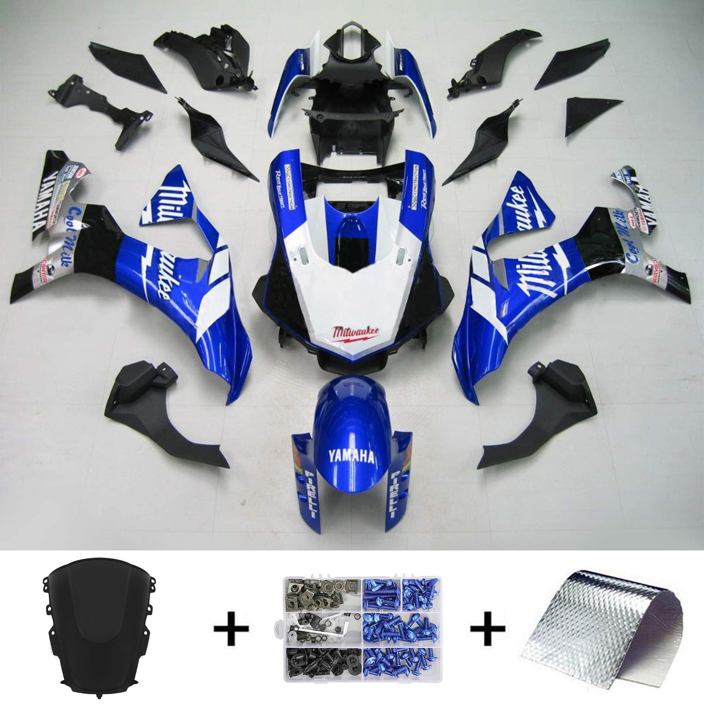 Yamaha YZF R1 2020-2023 Kit Carena Carrozzeria Plastica ABS