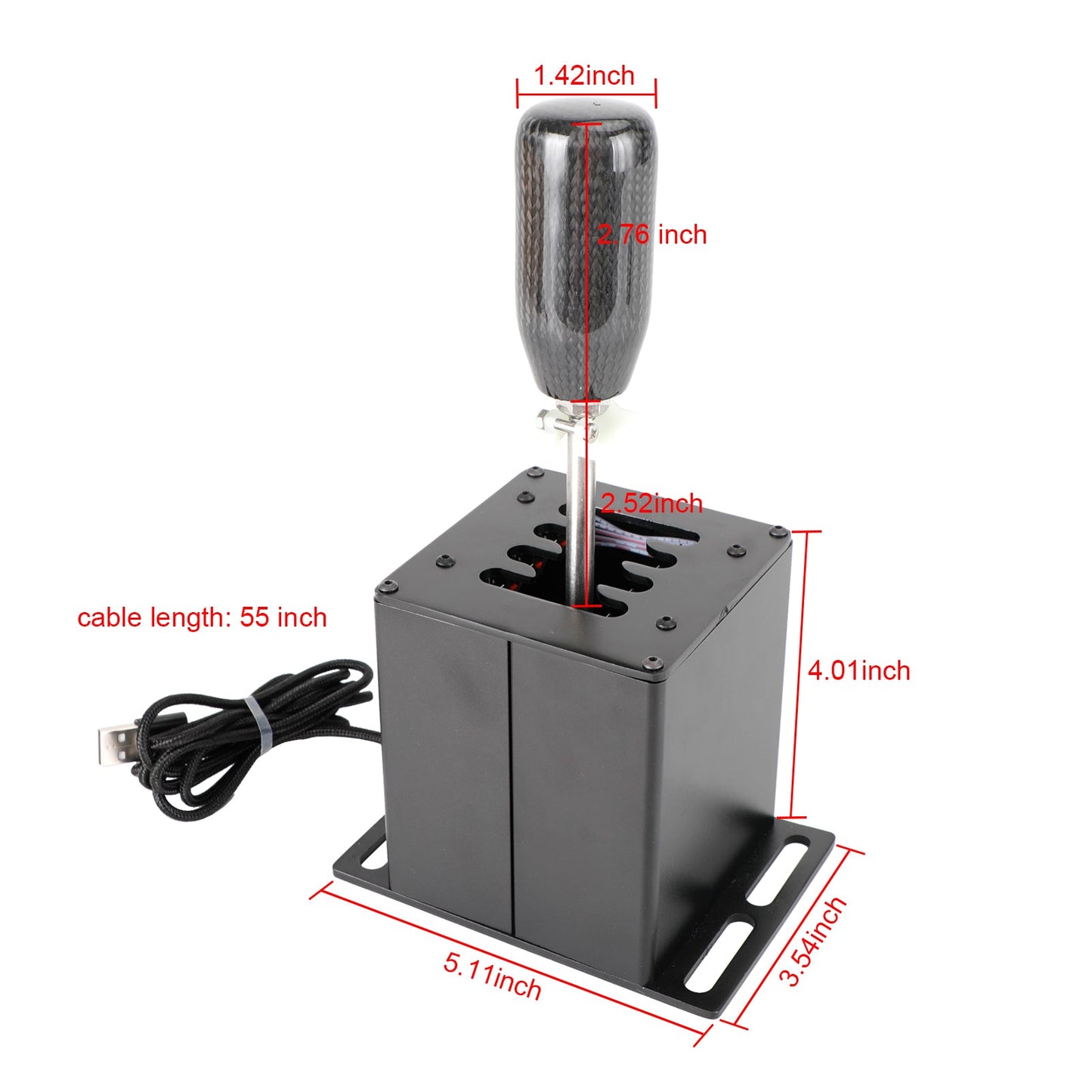 6+R 7+R USB Simulator H Leva del cambio per PC con volante Logitech T300RS/GT