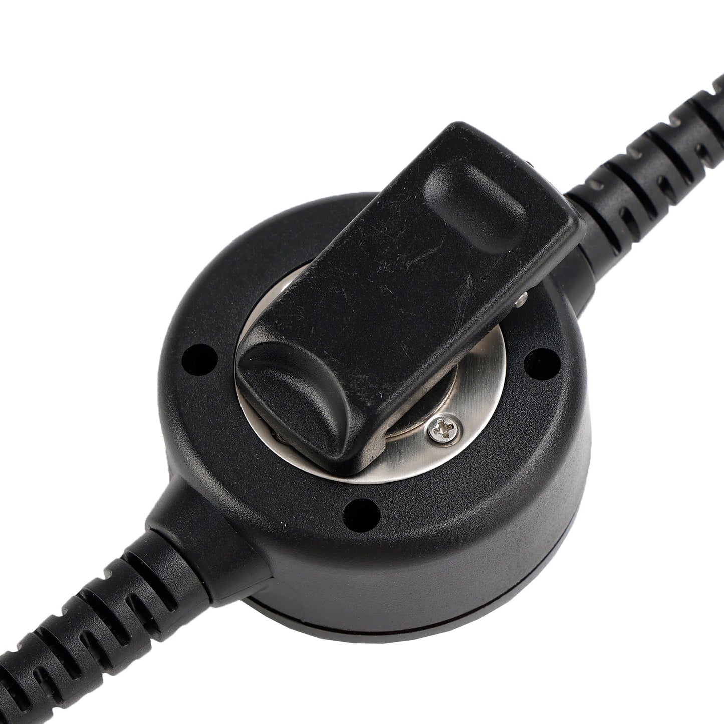 Cuffia tattica per gola con spina grande da 7,1 mm a 6 pin U94 PTT per TH-D7 TH-F6 TH-K2 TH-21