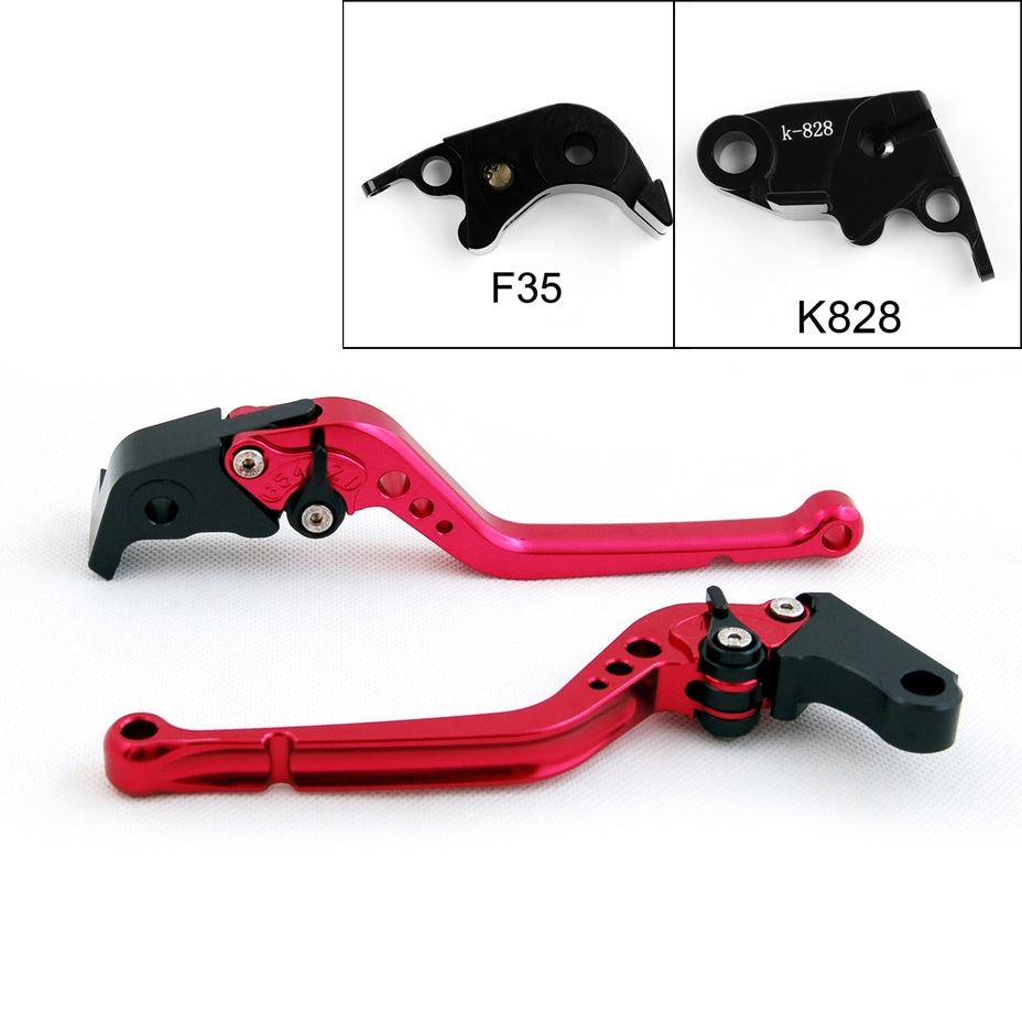 Leve freno frizione lunghe per Kawasaki ZX636R / ZX6RR 2005-2006 nere generiche