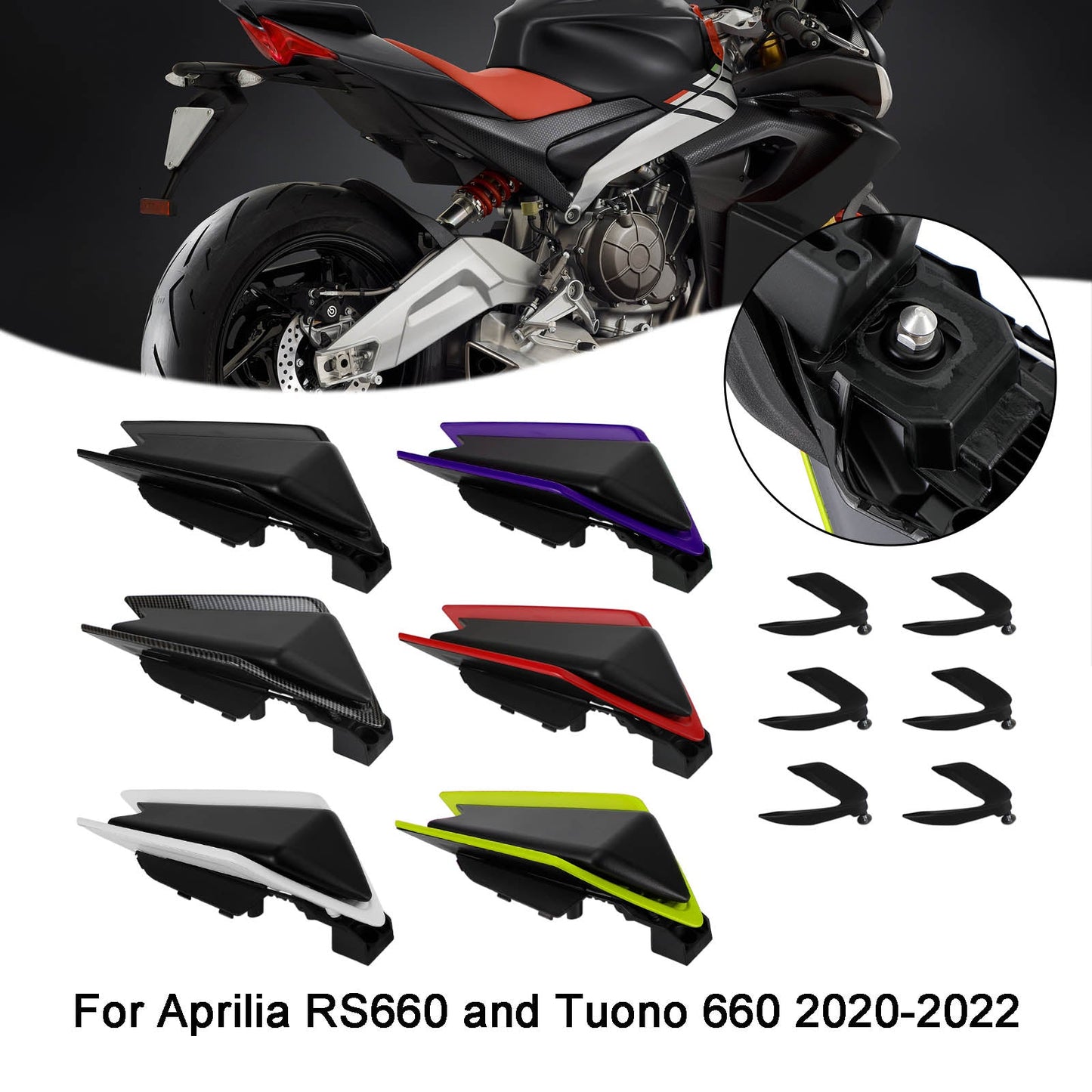 2020-2022 Aprilia RS660 RSV4 Tuono 660 Carenatura Coda Carenatura Posteriore