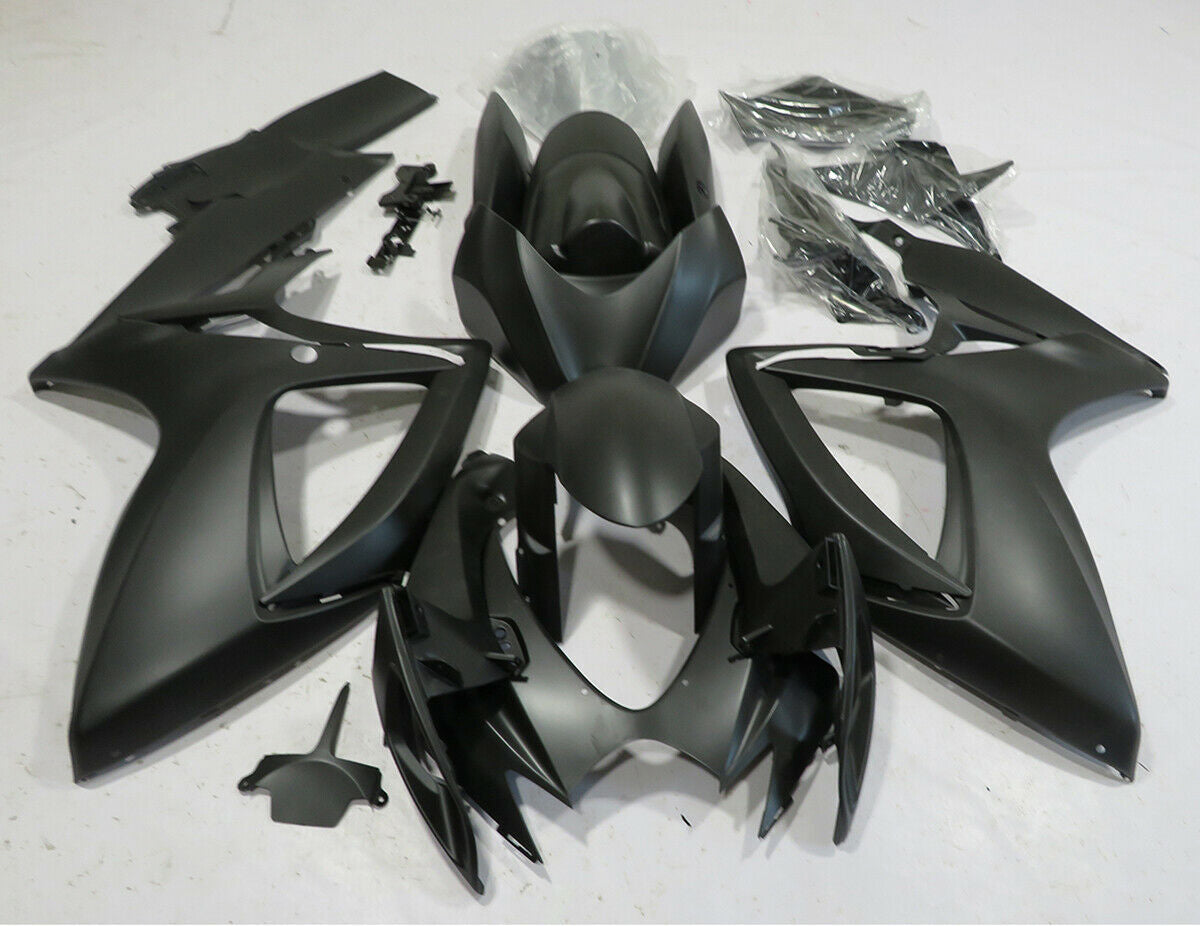 Amotopart 2006-2007 Suzuki GSXR 600/750 Giadding Matt Black Kit