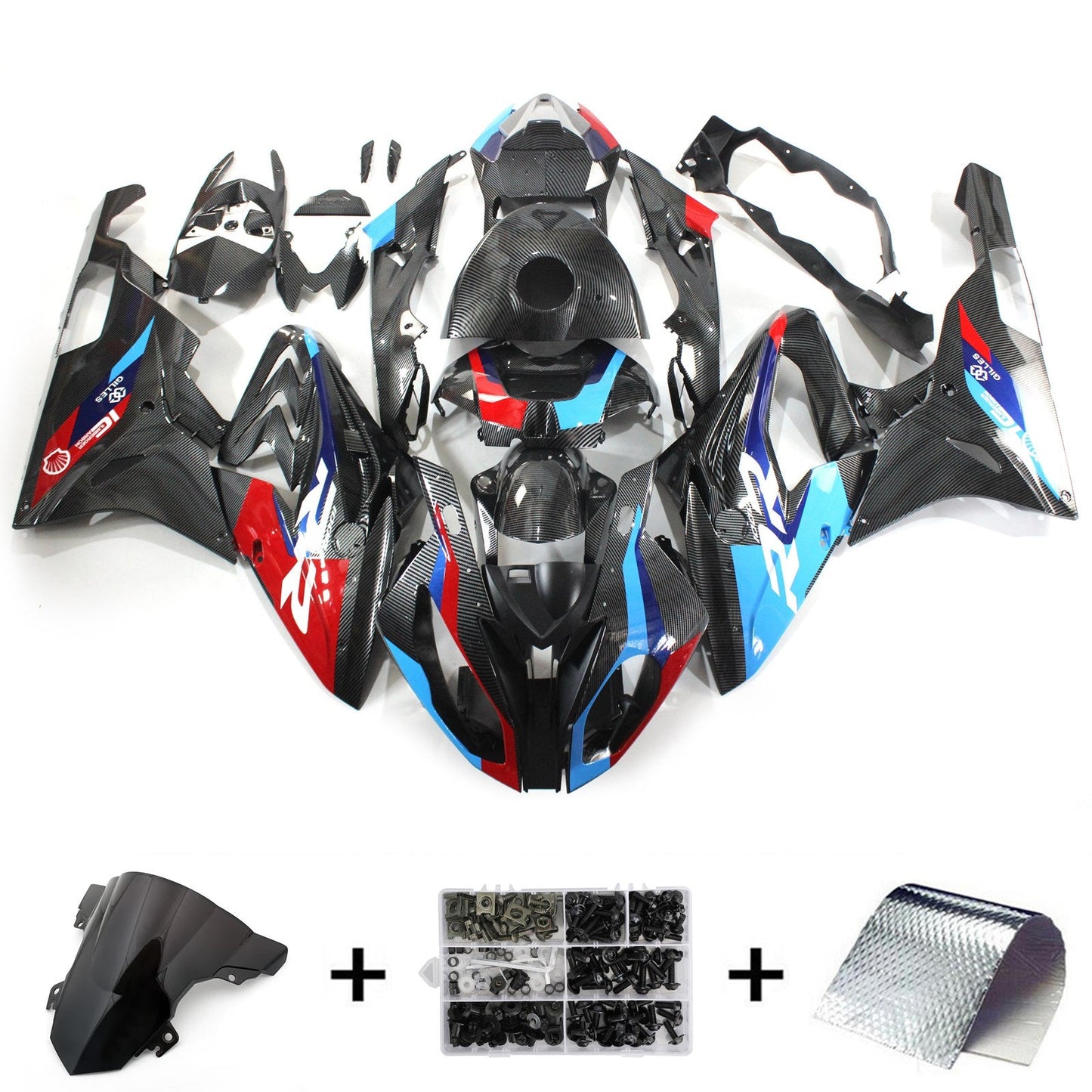 Kit Carena BMW S1000RR 2015-2016 Carrozzeria Plastica ABS