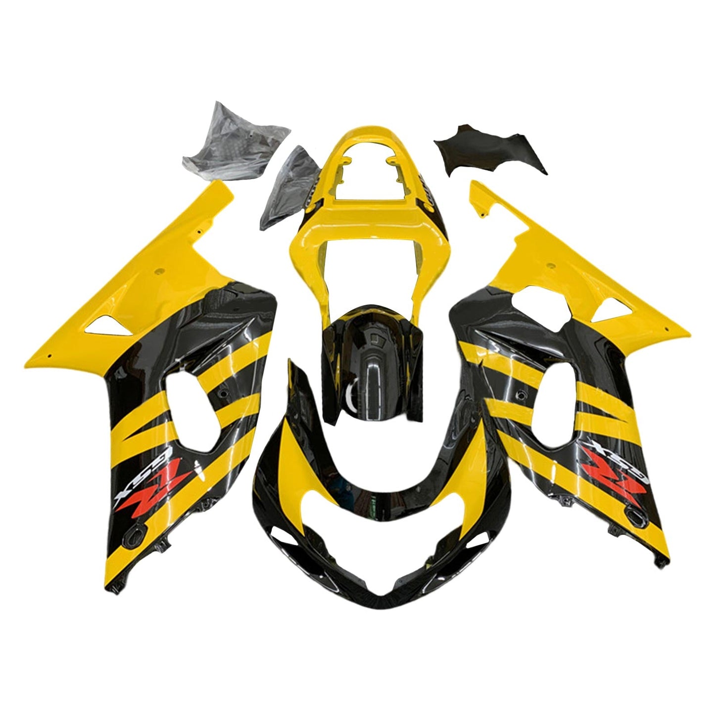 Amotopart Suzuki GSXR600 GSXR750 2001-2003 K1 Kit carena Carrozzeria Plastica ABS