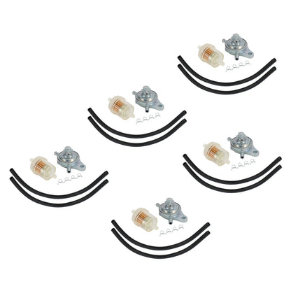 5 Rubinetto serbatoio carburante + filtro + tubo flessibile per GY6 125cc 150cc PIT Quad Dirt Bike ATV Buggy