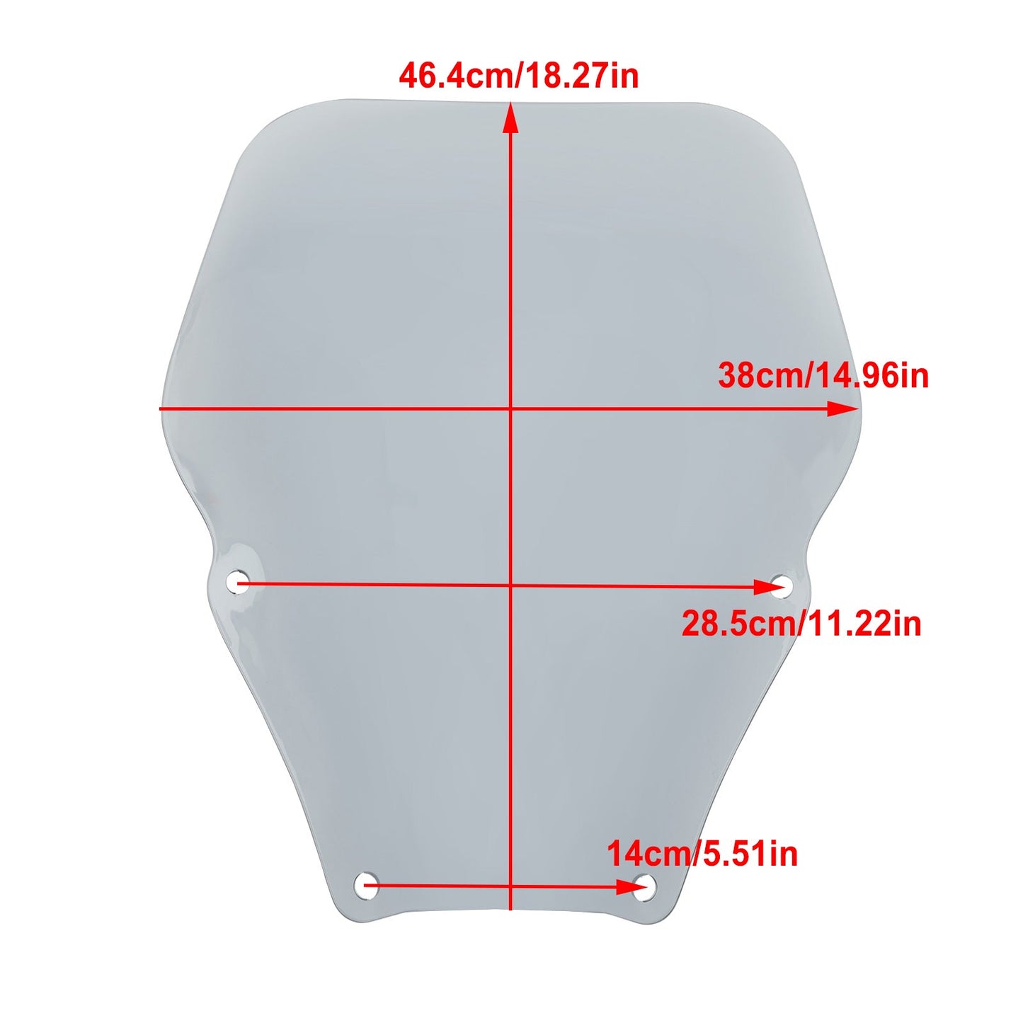 Cupolino HONDA Fozra NSS 350 2021-2023 + Staffa