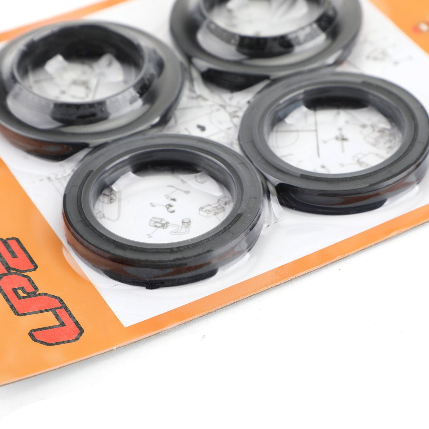 Paraolio Forcella Anteriore Set Polvere Olio per Yamaha 125 250 XVS YP 5JX-23145-00 37P-F3145-00 Generico