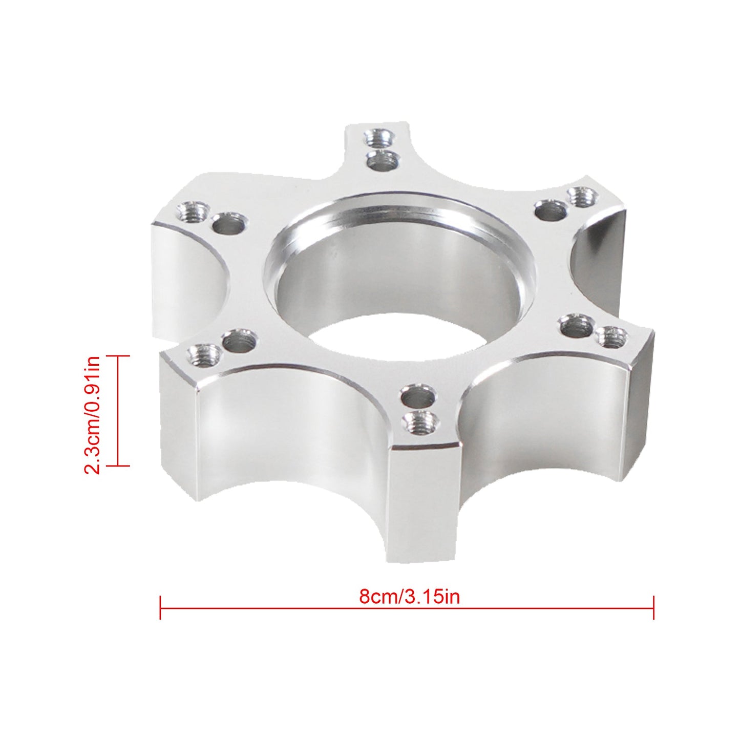 Piastra adattatore per volante da 70 mm per Thrustmaster T300RS Ferrari 599 P310/R383