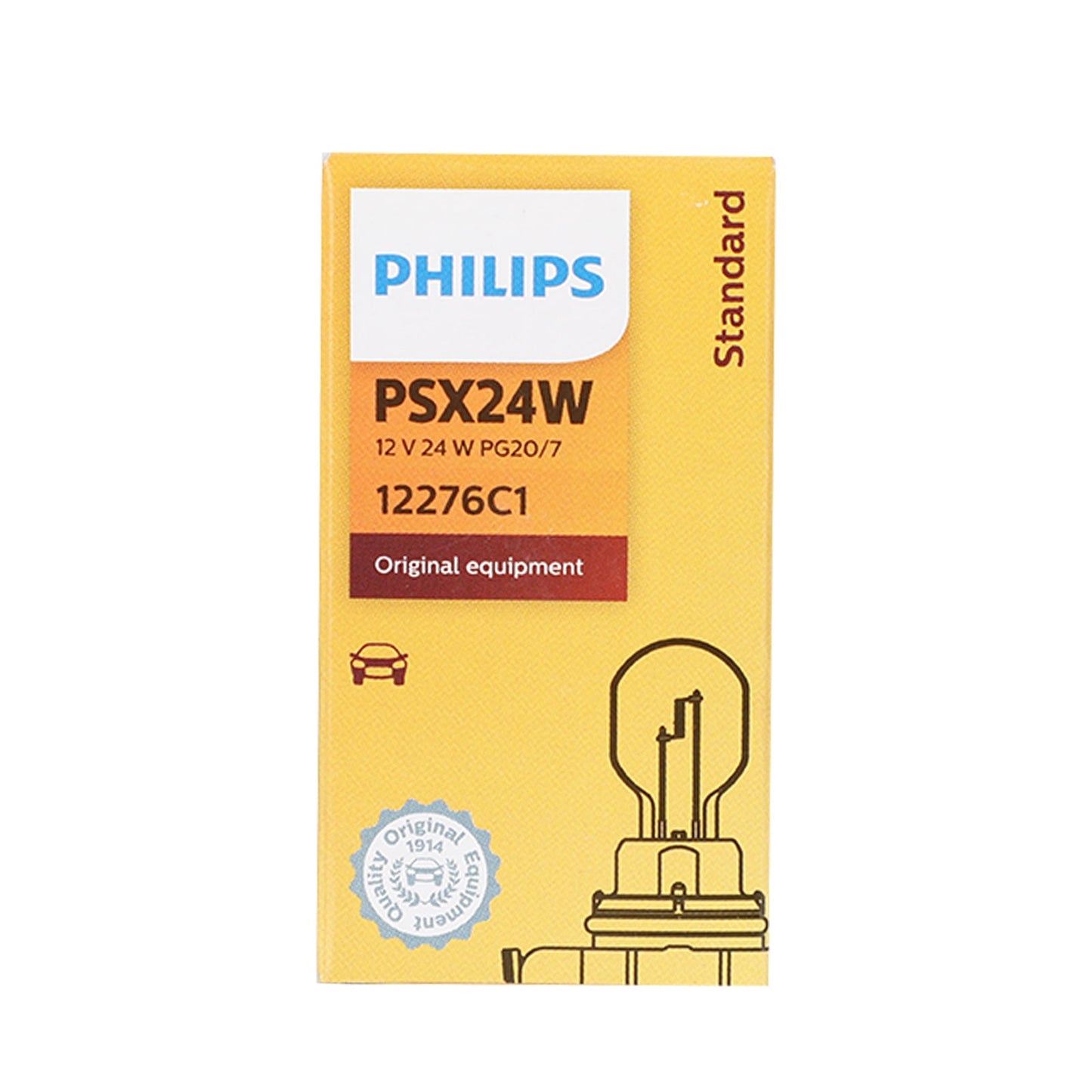 Per lampadine ausiliarie standard per auto Philips 12276C1 PSX24W 12V24W PG20/7 generiche