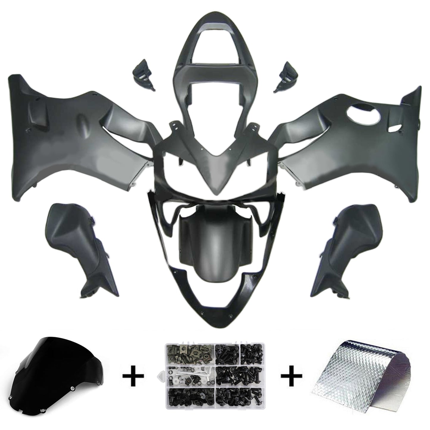 Amotopart Honda CBR600 F4i 2001-2003 Kit Carenatura Carrozzeria Plastica ABS