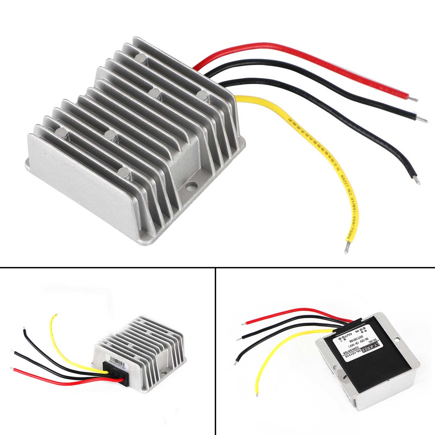 Regolatore convertitore DC/DC impermeabile 12V Step Up fino a 15V 15A 225W