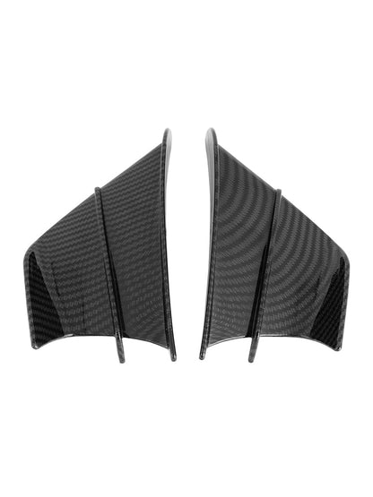 Winglet Wind Fin Kit aerodinamico Spoiler Trim Cover per moto universale