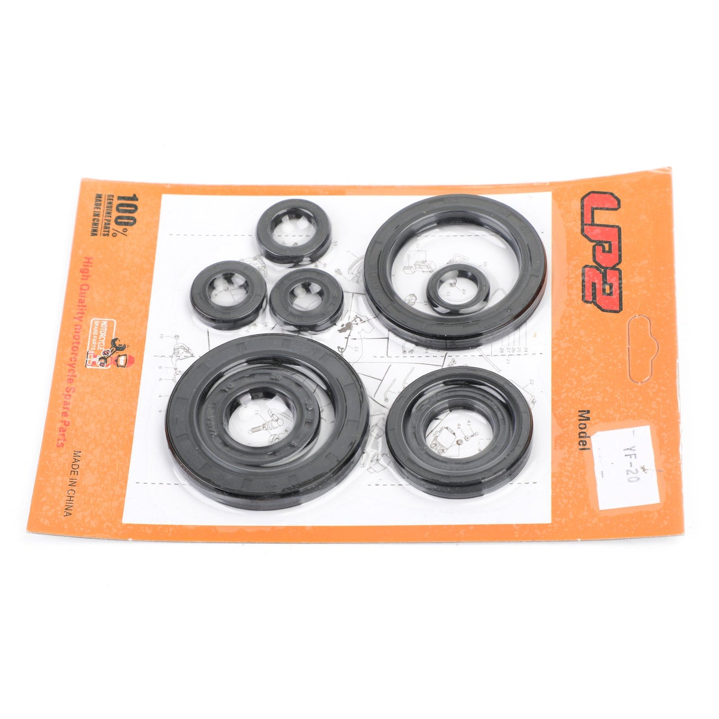 Kit guarnizioni olio motore Set 9 pezzi guarnizioni per Honda CRF450X 2005-2009, 2012-2017 NUOVO Generico