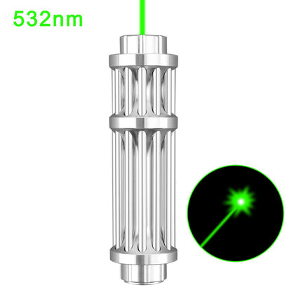Puntatore laser Militar Burning Beam Light 20 Miglia High Power Green 1MW 532nm 140x27 mm