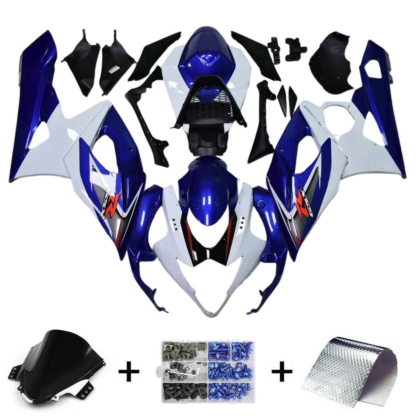 Amotopart Suzuki GSXR1000 2005-2006 K5 Kit carena Carrozzeria Plastica ABS