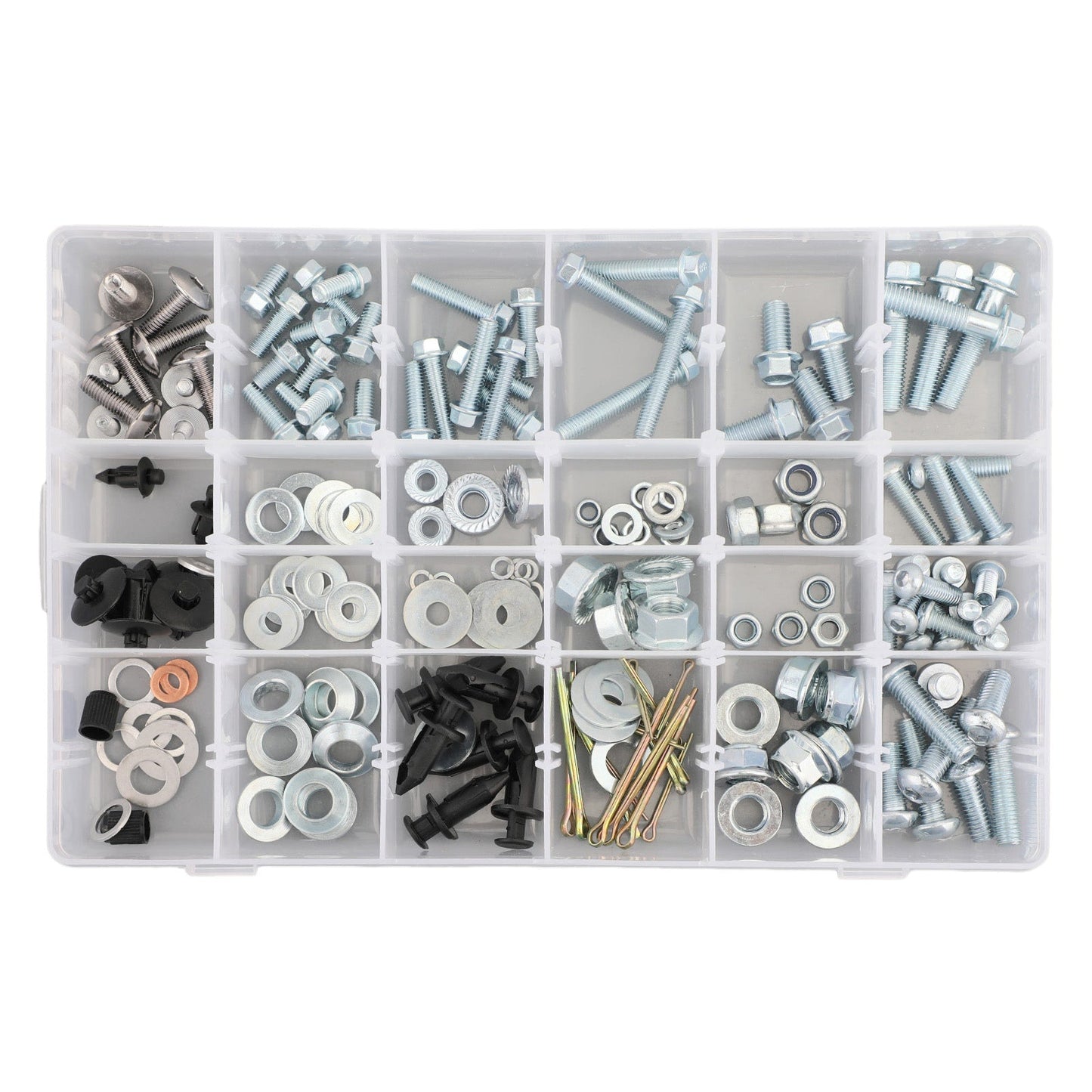 180pcs Plastic & Body Bolt Kit Fit for Suzuki QUADRACER LT-R450 QUADSPORT LTZ400