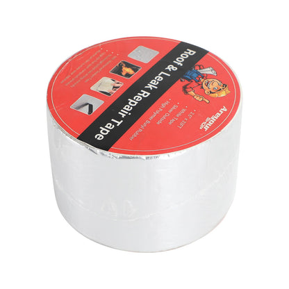 10,2 x 76,2 cm nastro sigillante per camper, impermeabile ai raggi UV, perdite di riparazione del tetto, nastro adesivo, argento